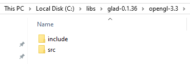 Folder structure