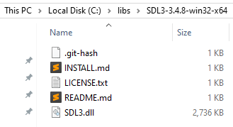 Folder structure