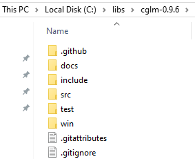 Extracted library