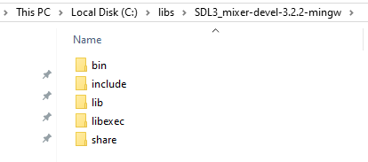 Folder structure Link