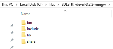 Folder structure Link