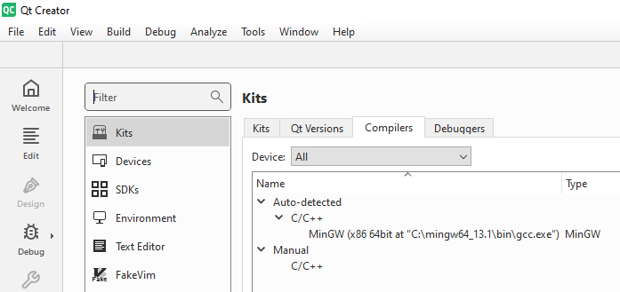 Verifying Auto-detected C and C++ Compilers